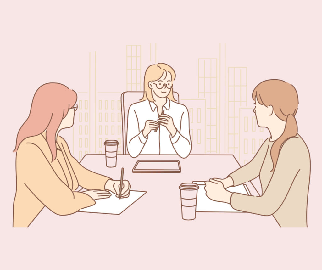 spotkanie biznesowe kobiet w języku angielskim