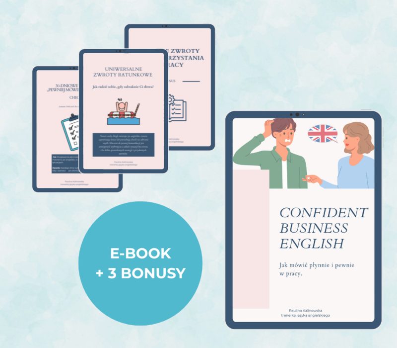 e-book Confident Business English, 3 bonusy gratis